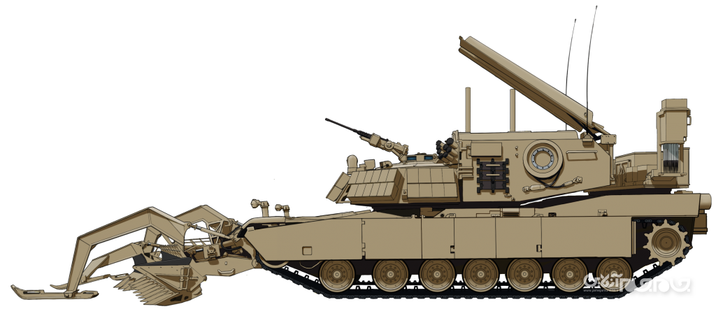 تانک رباتیک و بدون سرنشین جدید آمریکایی با قابلیت نابودی خطوط دفاعی دشمن و مین روبی+عکس