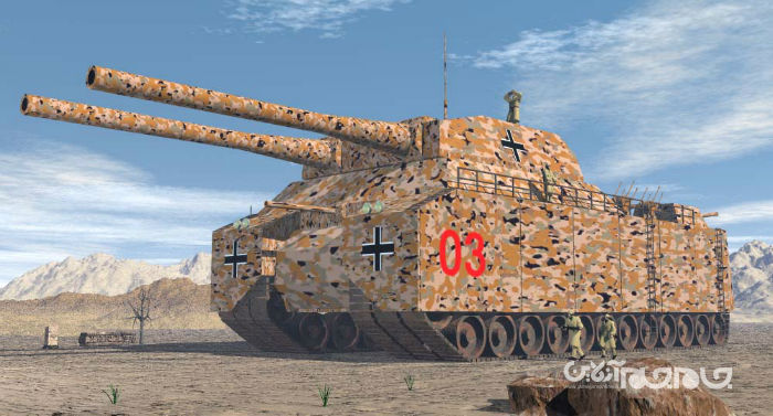 ابرتانک های غول پیکر و سنگینی که در جنگ جهانی دوم ساخته شدند+عکس