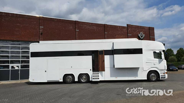 لذت زندگی در یک خانه متحرک: با کاروان لوکس اسکانیا آشنا شوید+عکس