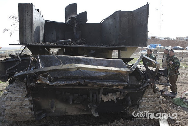 خودروهای زرهی ملقب به «قلعه‌های نظامی متحرک» داعش، یادآور فیلم‌های «مکس دیوانه»+عکس