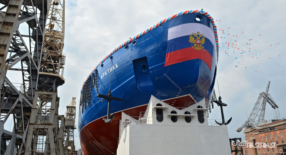 روسیه سه یخ شکن هسته ای بسیار قدرتمند می سازد+عکس