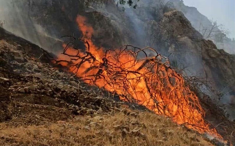 بالگرد اطفای حریق هوافضای سپاه به استان گلستان اعزام شد
