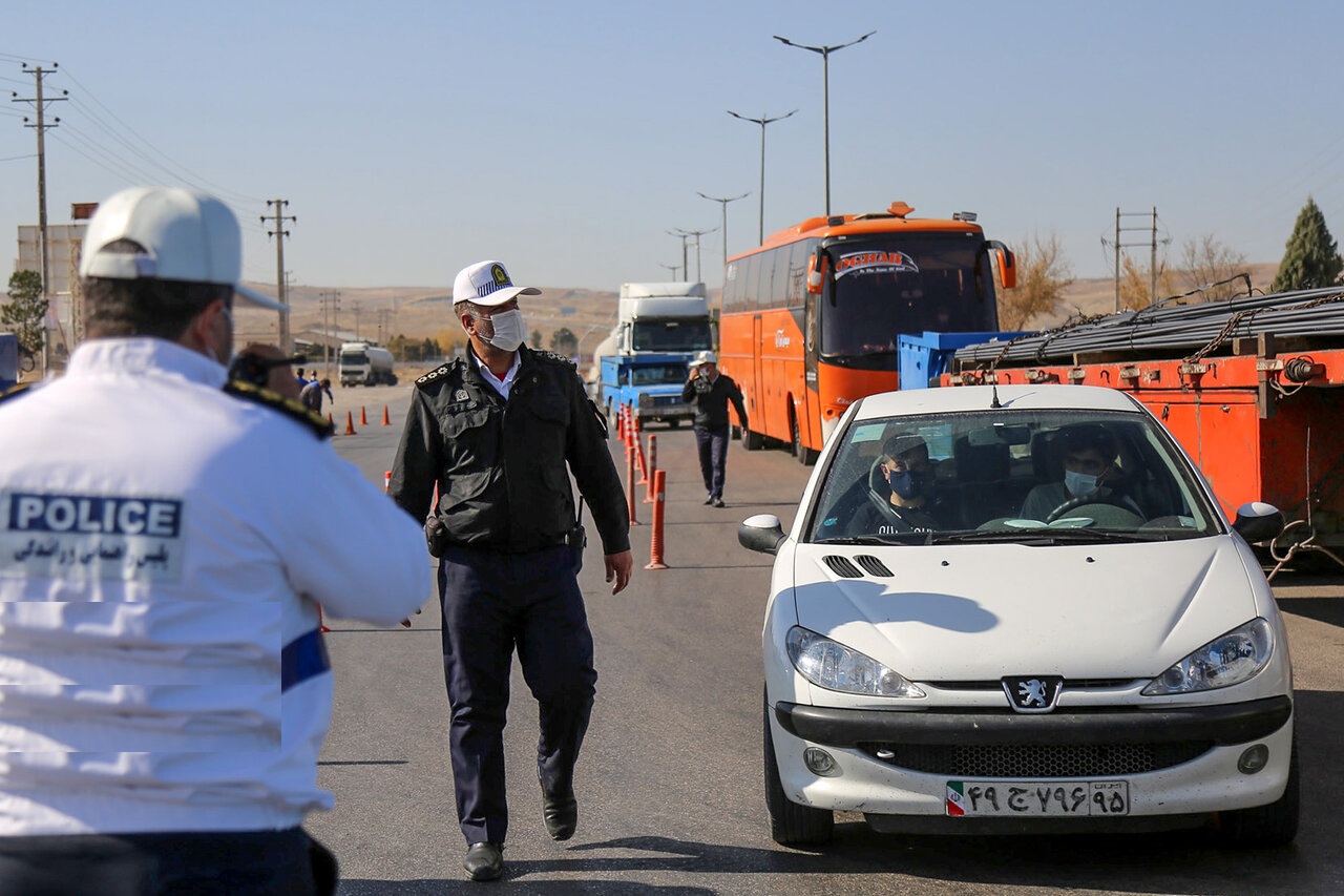 پلیس خراسان شمالی از ورود ۳۰ هزار خودرو به بجنورد جلوگیری کرد