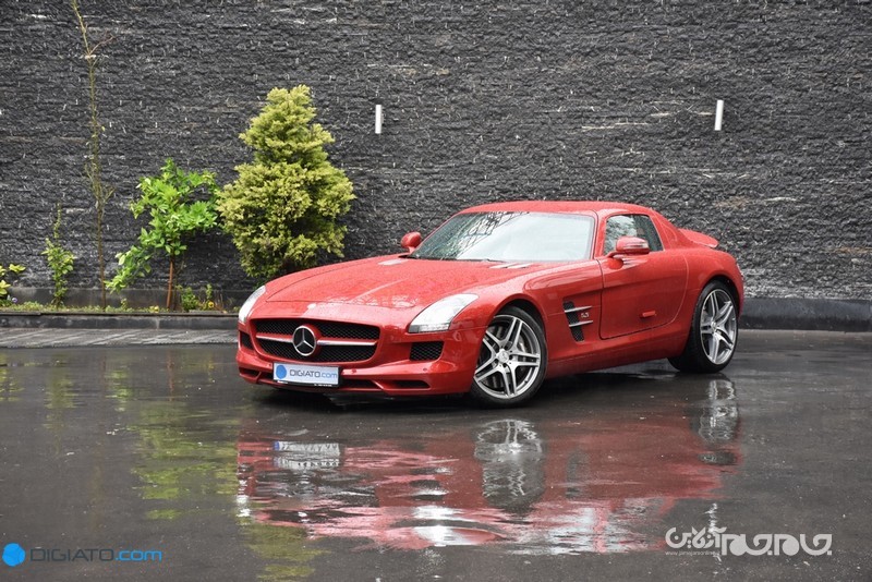 ققنوس در شهر؛ نگاهی به سرگذشت سوپرخودروهای مرسدس بنز و بررسی SLS AMG در تهران+عکس