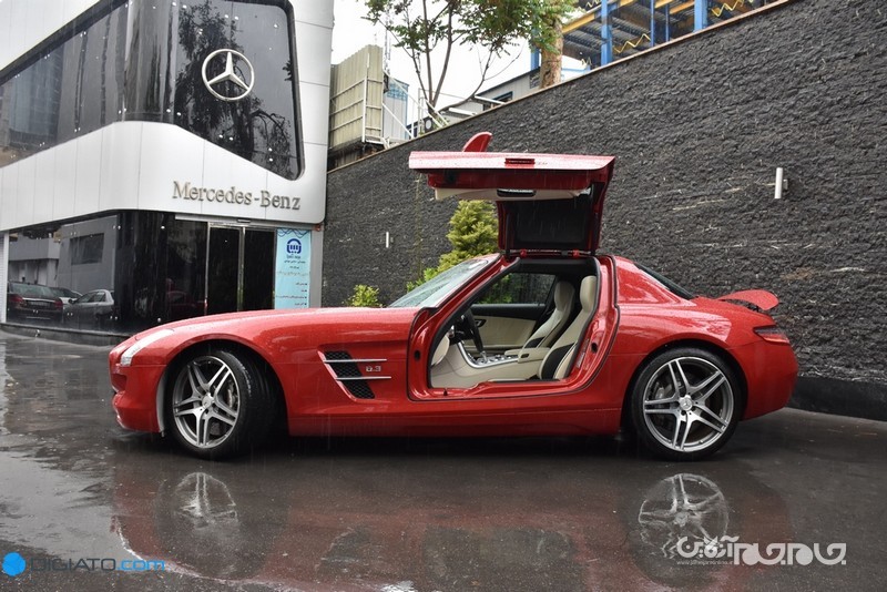 ققنوس در شهر؛ نگاهی به سرگذشت سوپرخودروهای مرسدس بنز و بررسی SLS AMG در تهران+عکس