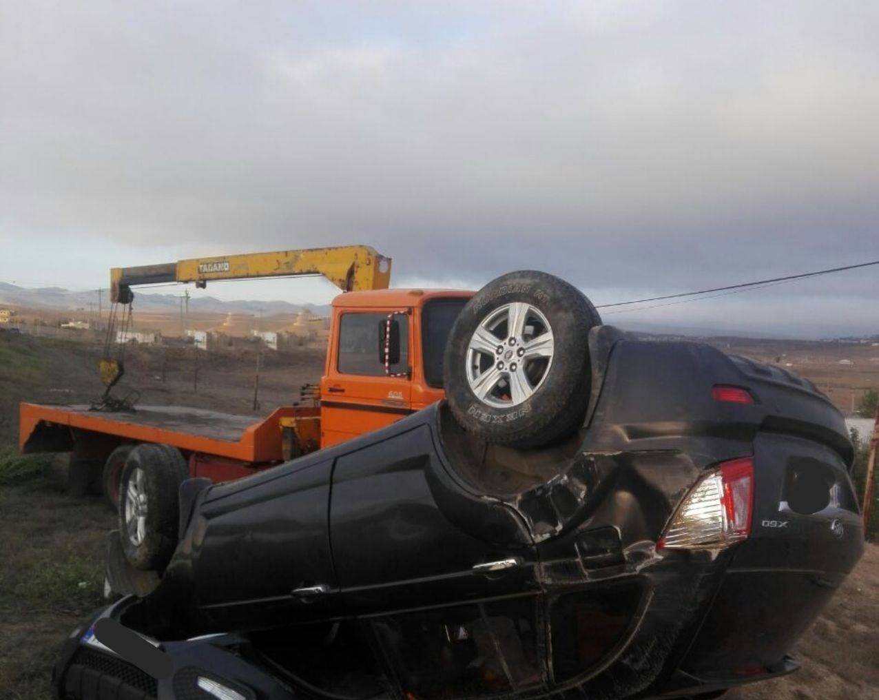 واژگونی مرگبار سواری لیفان واژگونی مرگبار سواری لیفان