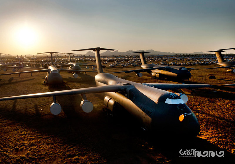 قبرستان های هواپیما؛ پایان راه پرندگان فرسوده+عکس