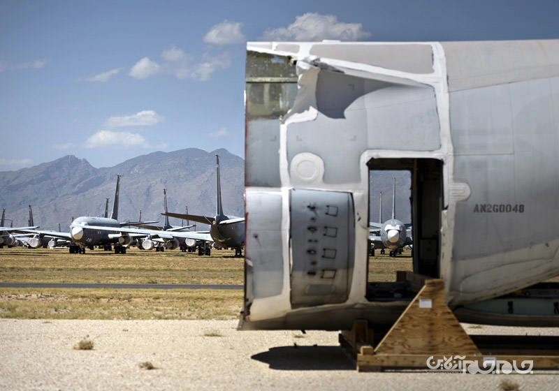 قبرستان های هواپیما؛ پایان راه پرندگان فرسوده+عکس