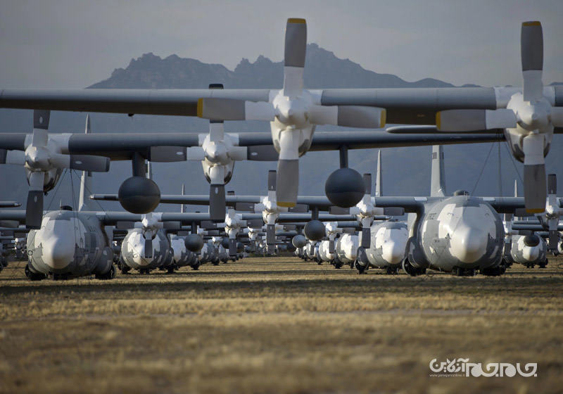 قبرستان های هواپیما؛ پایان راه پرندگان فرسوده+عکس