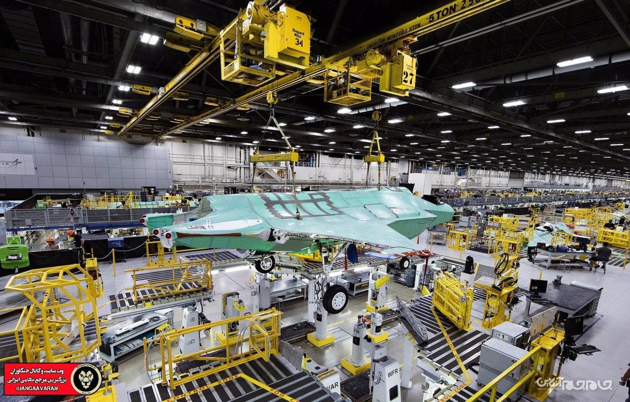 اولین جنگنده اف35 دانمارک در مرحله مونتاژ+عکس