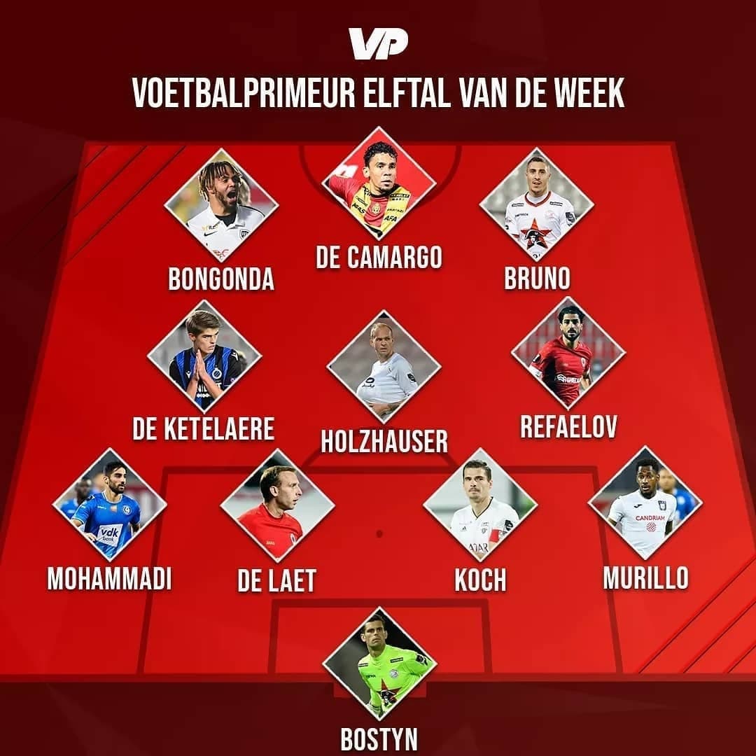 میلاد محمدی در تیم منتخب هفته لیگ بلژیک+عکس میلاد محمدی در تیم منتخب هفته لیگ بلژیک+عکس