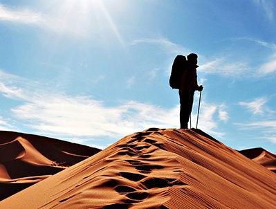 نجات کویر نورد گرفتار شده در عمق کوی سه قلعه سرایان