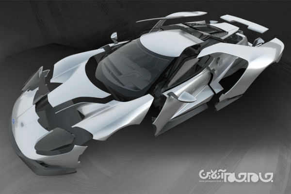 خودروی برقی سبک تر به لطف فناوری جدید تولید بدنه خودرو+عکس