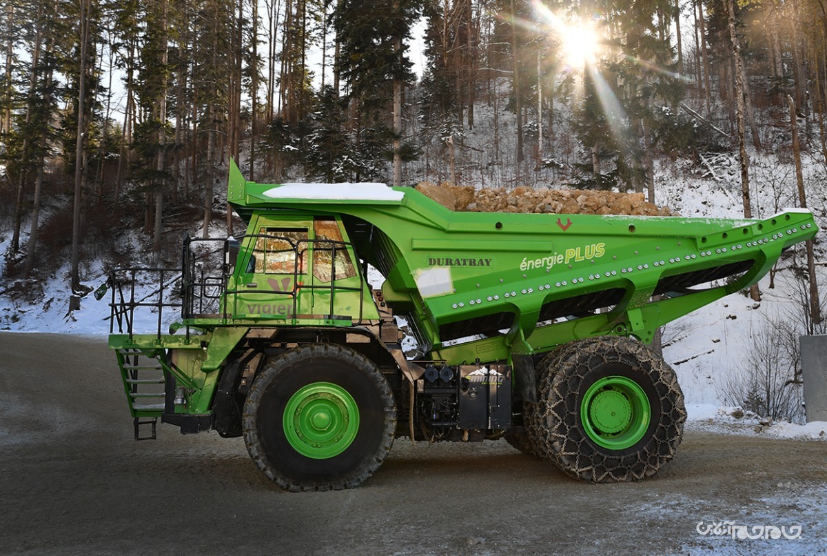 eDumper هیبریدی؛ غول ۲۹۰ تنی که بزرگ ترین کامیون معدن برقی جهان خواهد بود+عکس