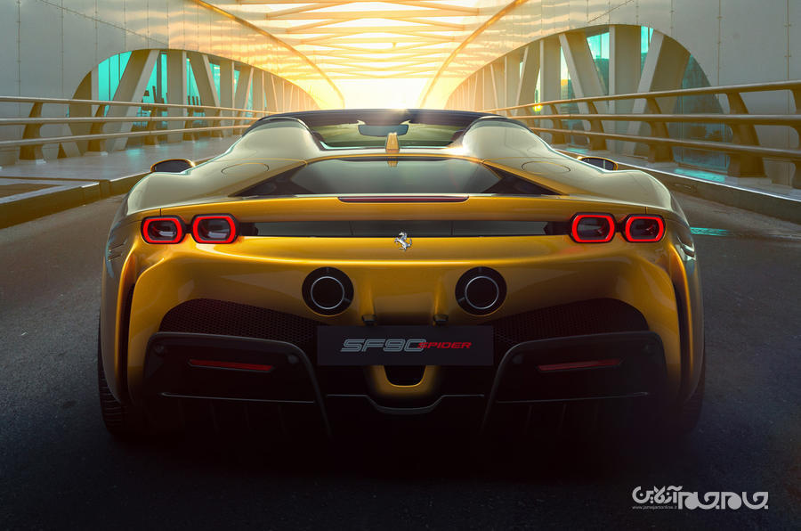 فراری SF90 Spider با 986 اسب بخار قدرت رسما معرفی شد+عکس