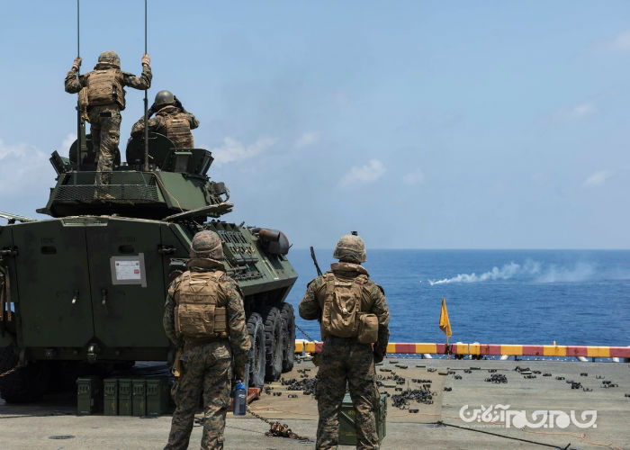 خودروهای زرهی سبک؛ رویکرد جدید ناوهای آمریکایی برای مقابله با تهدید قایق های تندرو+عکس