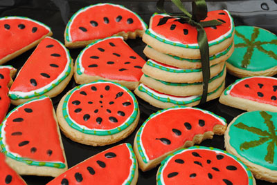 طرز تهیه ی کوکی هندوانه ای طرز تهیه ی کوکی هندوانه ای