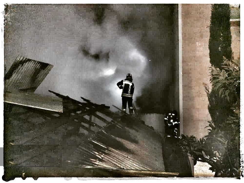 آتش سوزی خانه در رشت