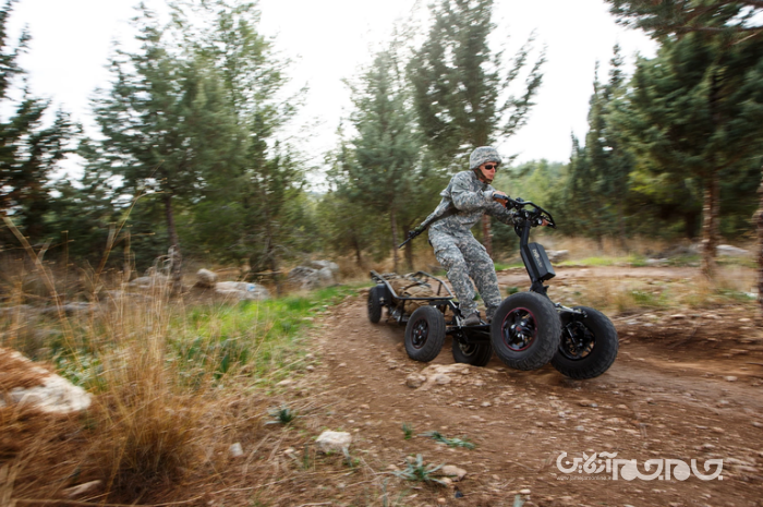 ای زد رَیدر؛ اسکوتر آفرود سبک با موتور الکتریکی برای حرکت سربازان در زمین های ناهموار+عکس