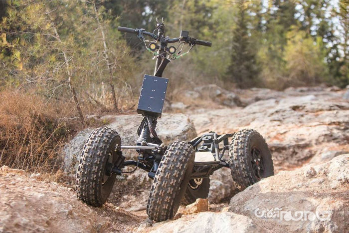 ای زد رَیدر؛ اسکوتر آفرود سبک با موتور الکتریکی برای حرکت سربازان در زمین های ناهموار+عکس