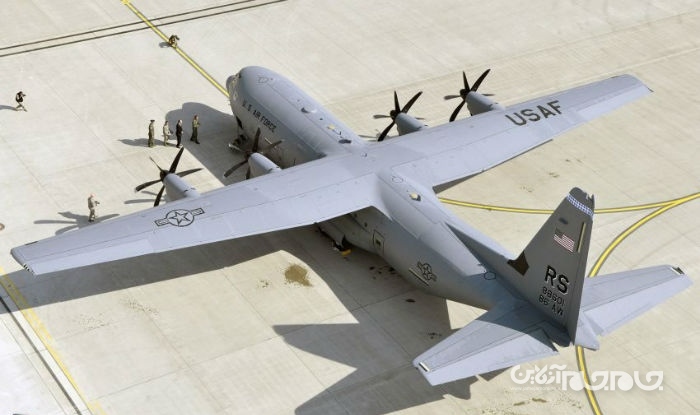 جدیدترین نسخه مسافربری هواپیمای غول پیکر C-130 و حرکات حیرت انگیز آن+عکس