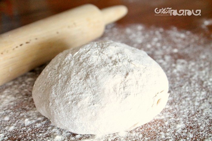 وردنه و خمیر پیراشکی