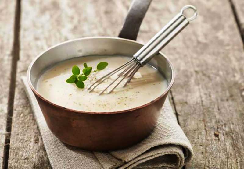 طرز تهیه سس بشامل یا سس سفید