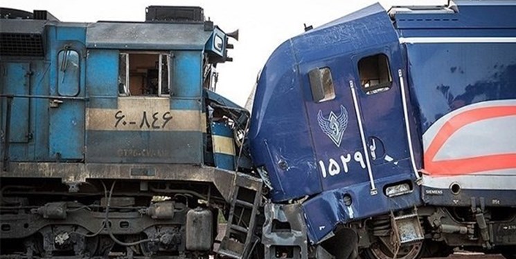 حادثه برخورد دو قطار در قزوین ۲۰ مصدوم برجا گذاشت