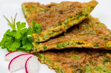 طرز تهیه کوکو لوبیا سبز طرز تهیه کوکو لوبیا سبز