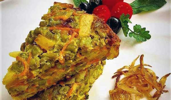 طرز تهیه کوکو لوبیا سبز طرز تهیه کوکو لوبیا سبز