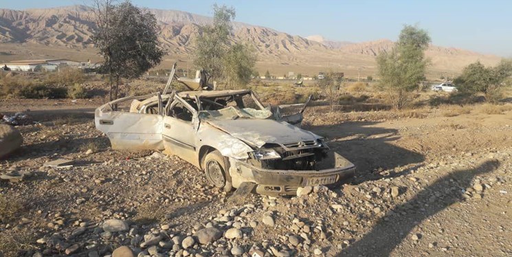 واژگونی زانتیا در محور گرمسار- آرادان با ۵ مصدوم