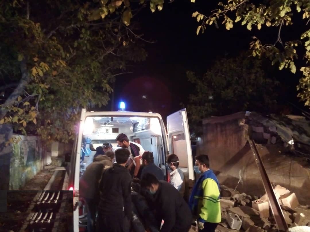 انفجار سیلندر گاز  در شیراز منجر به تخریب منزل شد