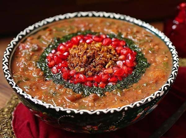 طرز پخت آش انار طرز پخت آش انار