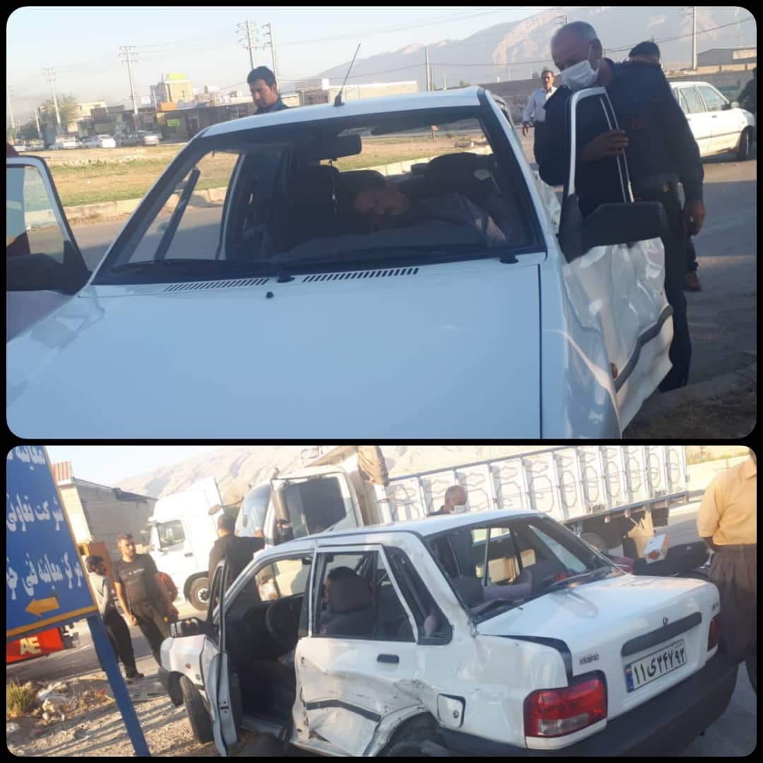 دو مصدوم در حادثه رانندگی کازرون