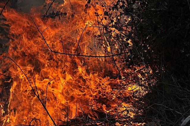 حریق سنگین در کارگاه مبل سازی در خمینی شهر