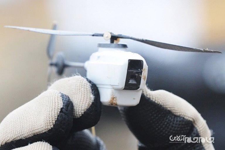 پهپاد با اندازه‌ ای کوچکتر از کف دست+عکس