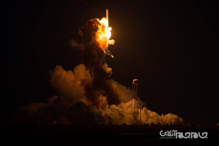 تراژدی فضایی؛ انفجار موشک آنتارس ناسا+تصاویر