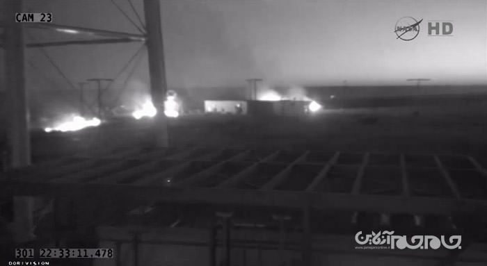 تراژدی فضایی؛ انفجار موشک آنتارس ناسا+تصاویر