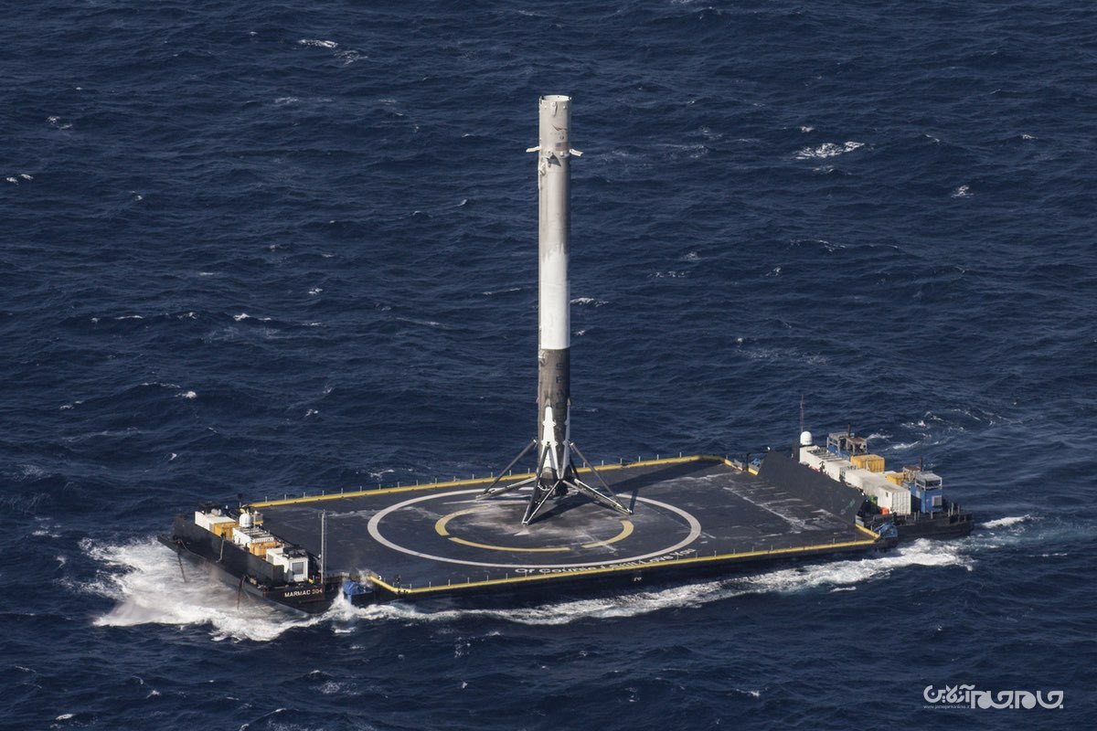 آخرین موشک فالکون 9 اسپیس ایکس چگونه شکست خورد+عکس