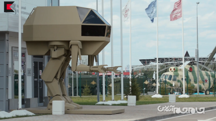 ربات جنگی غول پیکر شرکت کلاشنیکف+عکس