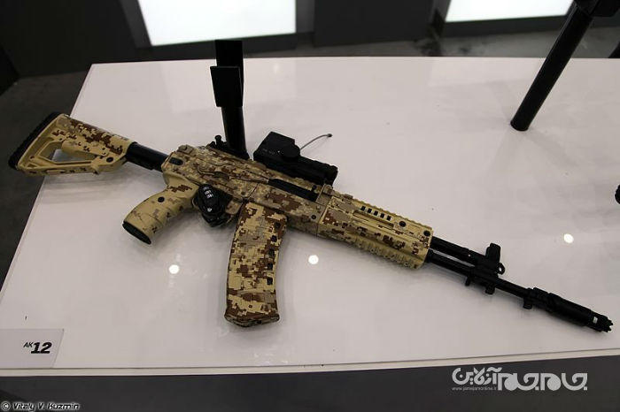 کوتاه درباره اسلحه AK-12 شرکت کلاشنیکف+عکس