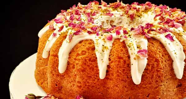 طرز تهیه کیک هل وگلاب طرز تهیه کیک هل وگلاب