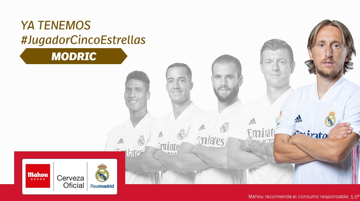 انتخاب لوکا مودریچ به عنوان برترین بازیکن ماه رئال مادرید+عکس انتخاب لوکا مودریچ به عنوان برترین بازیکن ماه رئال مادرید+عکس