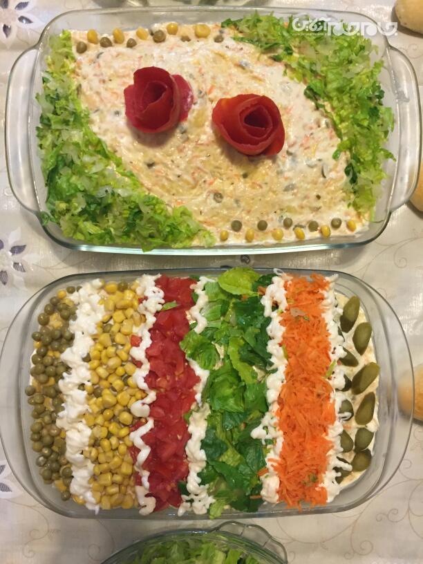 تهیه ۱۴ غذای آسان در کمتر از ۳۰ دقیقه سالاد الویه