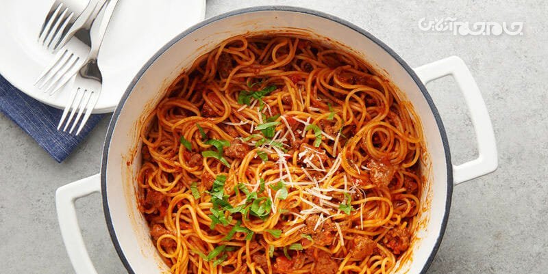 تهیه ۱۴ غذای آسان در کمتر از ۳۰ دقیقه ماکارونی