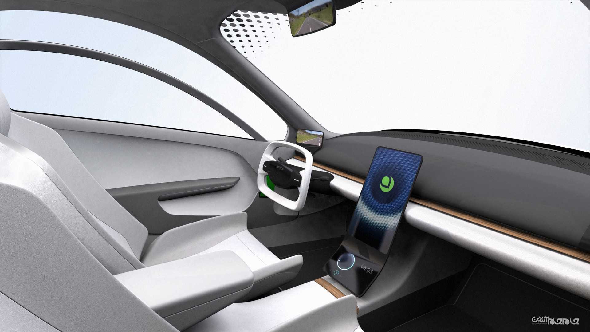 معرفی خودروی برقی خورشیدی اپرتا با شعاع حرکتی ۱۶۰۰ کیلومتر+عکس