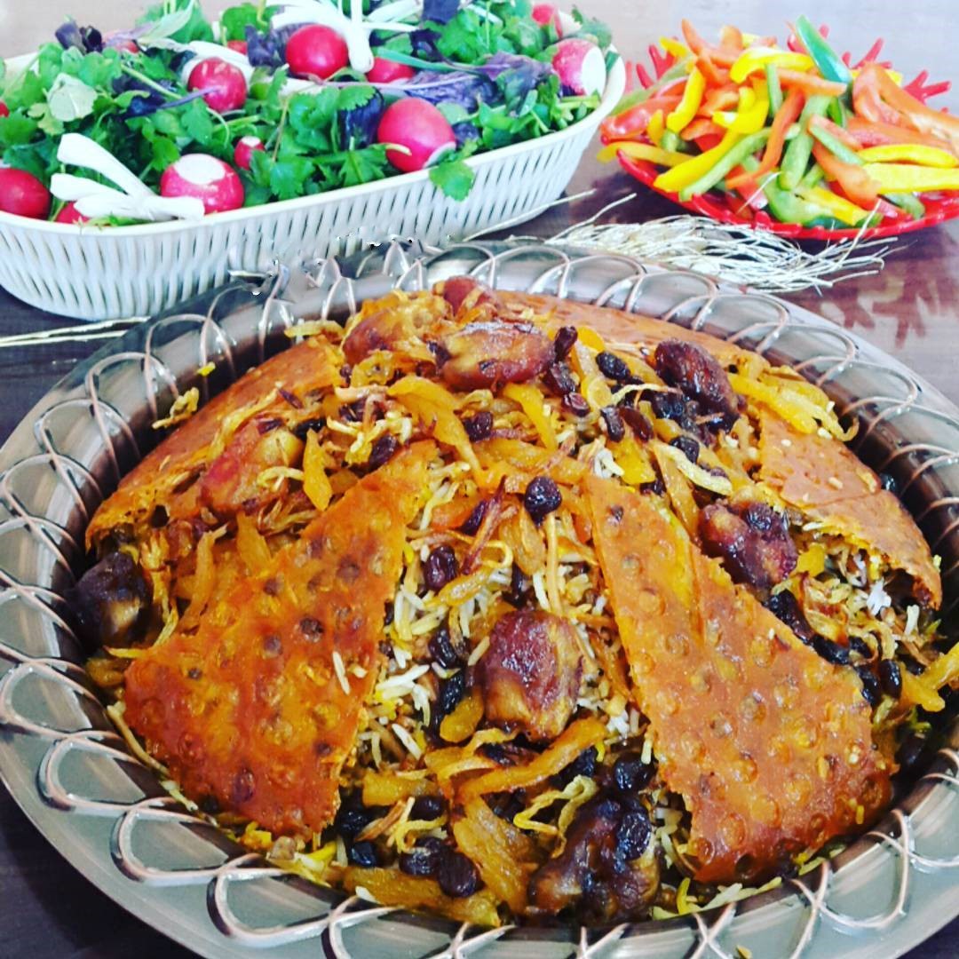 طرز تهیه رشته پلو ساده و مجلسی