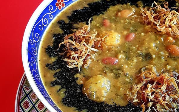 طرز تهیه آش آلو