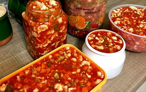 طرز تهیه ترشی سالاد فصل