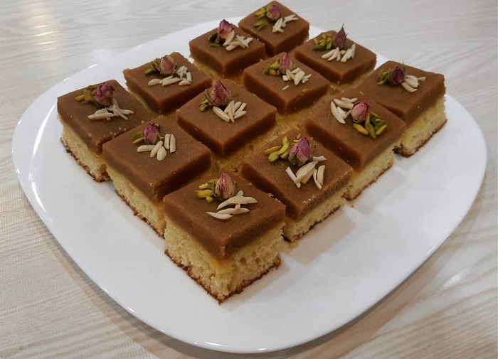 طرز تهیه کیک حلوا ایرمیک